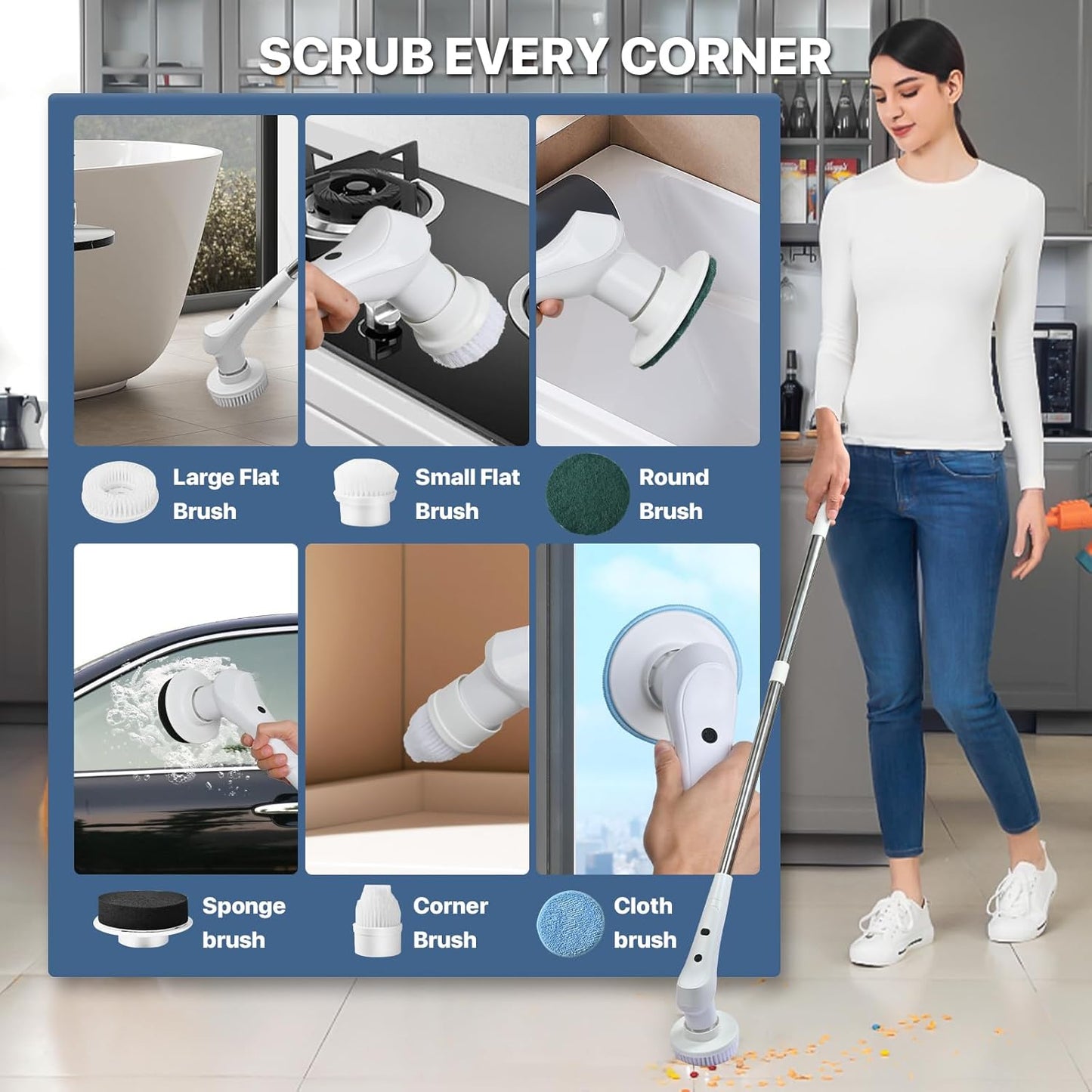 Electric Spin Scrubber off White